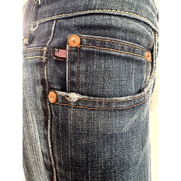 Polo Ralph Lauren Jeans Low Rise Dark Wash Stretch Kelly Bootcut Denim size 6 - Picture 12 of 12
